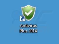 Antivirus Plus 2014 Desktop Zeichen