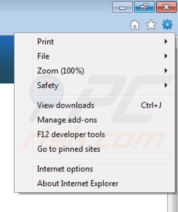 Removing consumerinput from Internet Explorer step 1