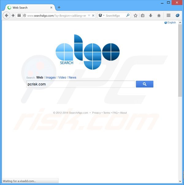 Searchalgo.com browser hijacker