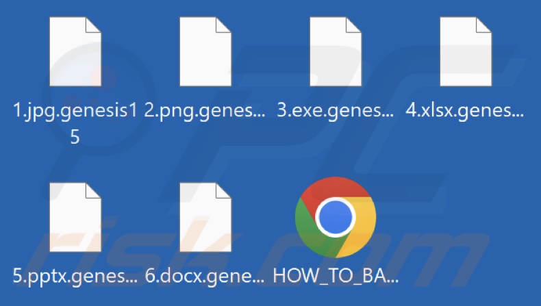Von der Ransomware Genesis (MedusaLocker) verschlüsselte Dateien (.genesis15-Erweiterung)