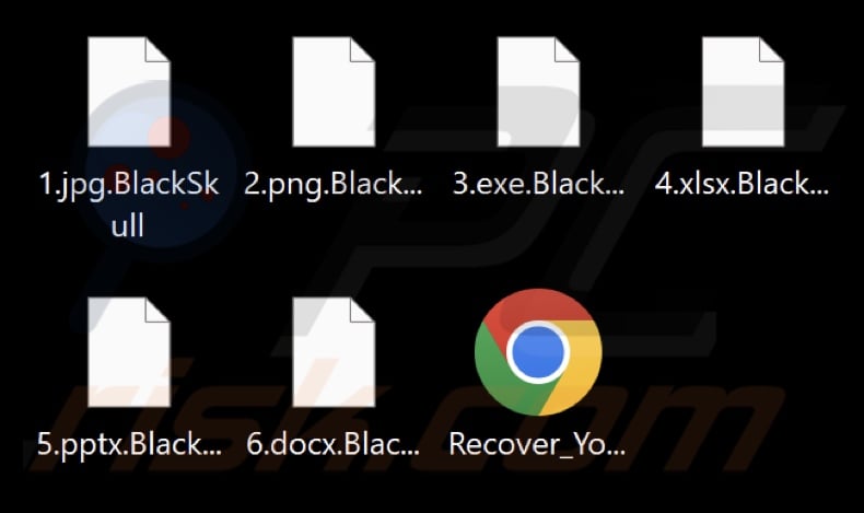 Von BlackSkull-Ransomware verschlüsselte Dateien (.BlackSkull-Erweiterung)