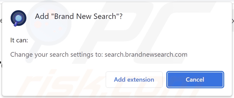 Brand New Search Browser-Hijacker fragt nach Berechtigungen