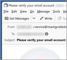 Account Shutdown Notification E-Mail-Betrug