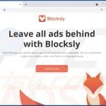Blocksly Adware-fördernde Webseite (Beispiel 1)