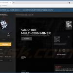 Sapphire Miner wird im Hackerforum gefördert 2