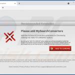 mysearchconverters Browserentführer betrügerischer Förderer