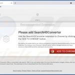 Webseite zur Förderung des SearchHDConverter Browserentführers 3