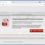 Webseite zur Förderung des QuickPDFConverterSearch Browserentführers 3