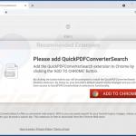 Webseite zur Förderung des QuickPDFConverterSearch Browserentführers 1