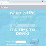 Webseite fördert Drinker Adware