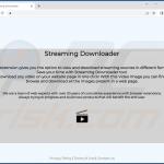 Streaming Downloader Adware offizielle Seite