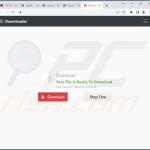 LinkDownloader Adware betrügerische Werbung