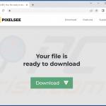 Webseite, die zur Förderung der PixelSee PUA verwendet wird 2