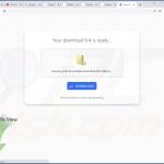 Betrügerische Webseite, die für den Browserentführer searchtabs.io wirbt 2