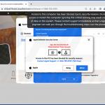 MacOS Is Infected - Virus Found Benachrichtigungs-Spam Webseite 5