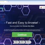 Website zur Werbung für die Search-Quickly-Browserentführerin 1