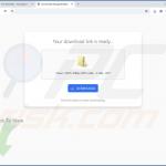 Website, auf der für die SpeedyLook-Browserentführerin geworben wird