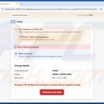 Photos & Documents Will Be Deleted E-Mail-Betrug gefälschte Website 3