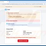 Cloud Subscription Paused gefälschte Cloud-Warnseite (Beispiel 3)
