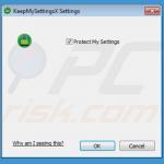 keepmysettingsx settings screen