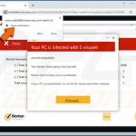Webseite bittet um das Anzeigen von Browser-Benachrichtigungen (Beispiel 1)