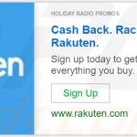 Advertisement by Holiday Radio Promos adware