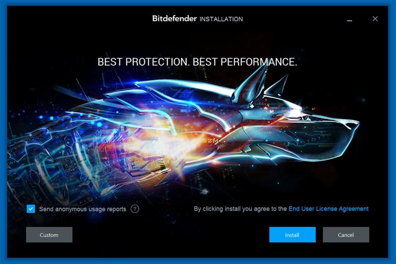 Best installer. Bitdefender.