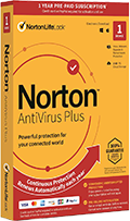 Norton AntiVirus Plus Box