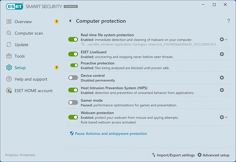 ESET NOD32 Antivirus Computer-Schutz