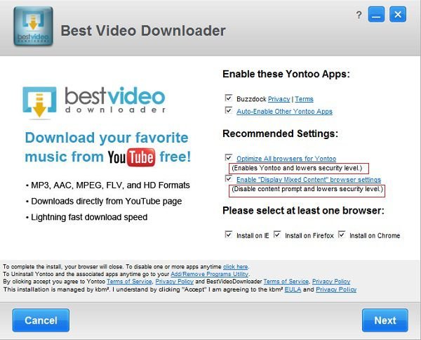 Best Video Downloader Yontoo