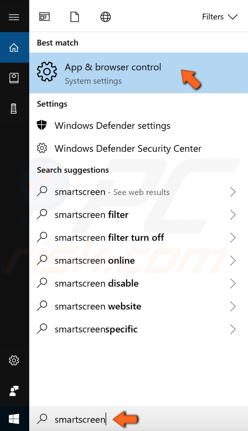 Windows SmartScreen deaktivieren Schritt 1