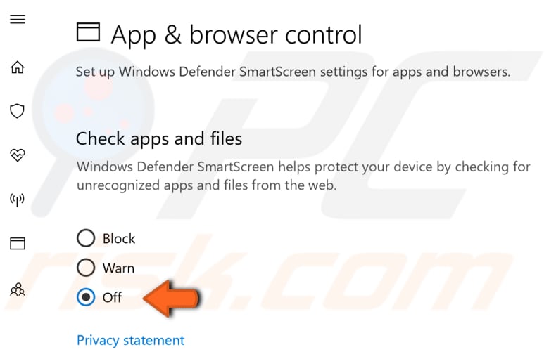 Windows SmartScreen deaktivieren Schritt 2