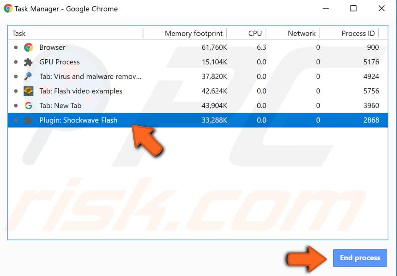 Adobe Shockwave Flash stoppen Schritt 2