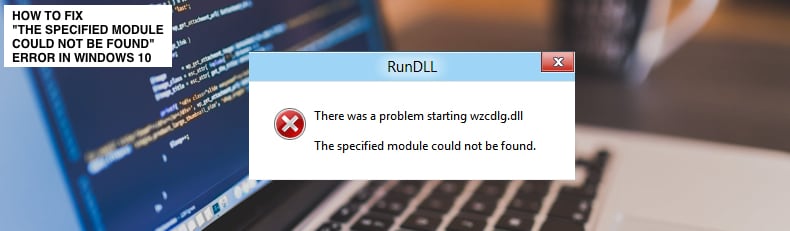 Das angegebene Modul konnte in Windows 10 nicht gefunden werden
