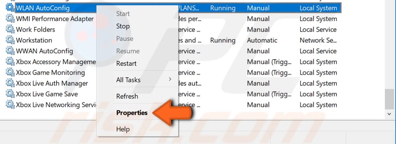 Den Starttyp des Dienstes WLAN AutoConfig ändern Schritt 2