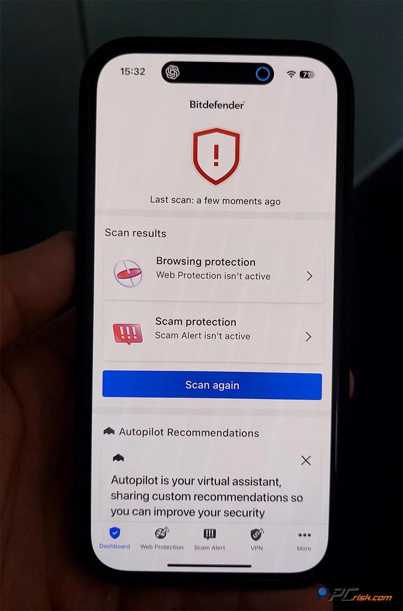 Bitdefender für iPhone