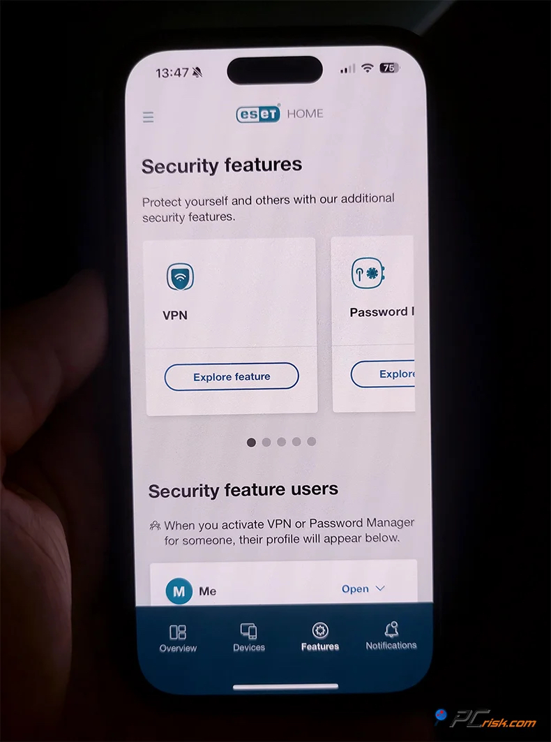 ESET HOME für iPhone
