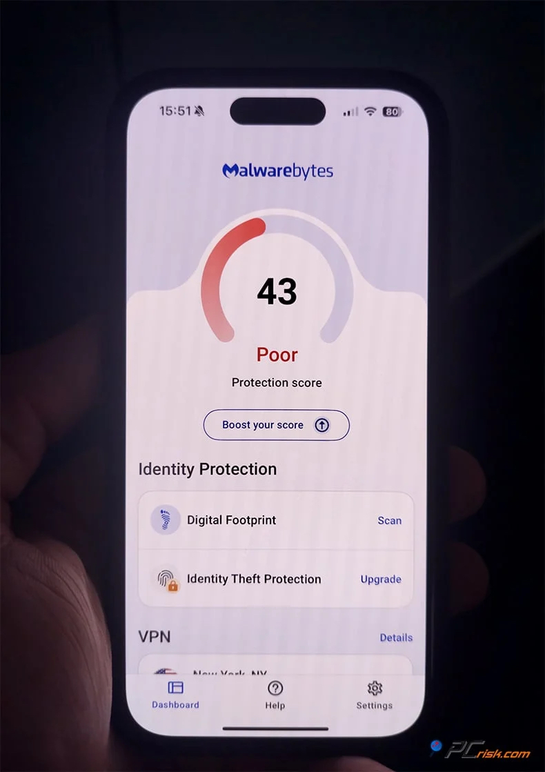 Malwarebytes für iPhone