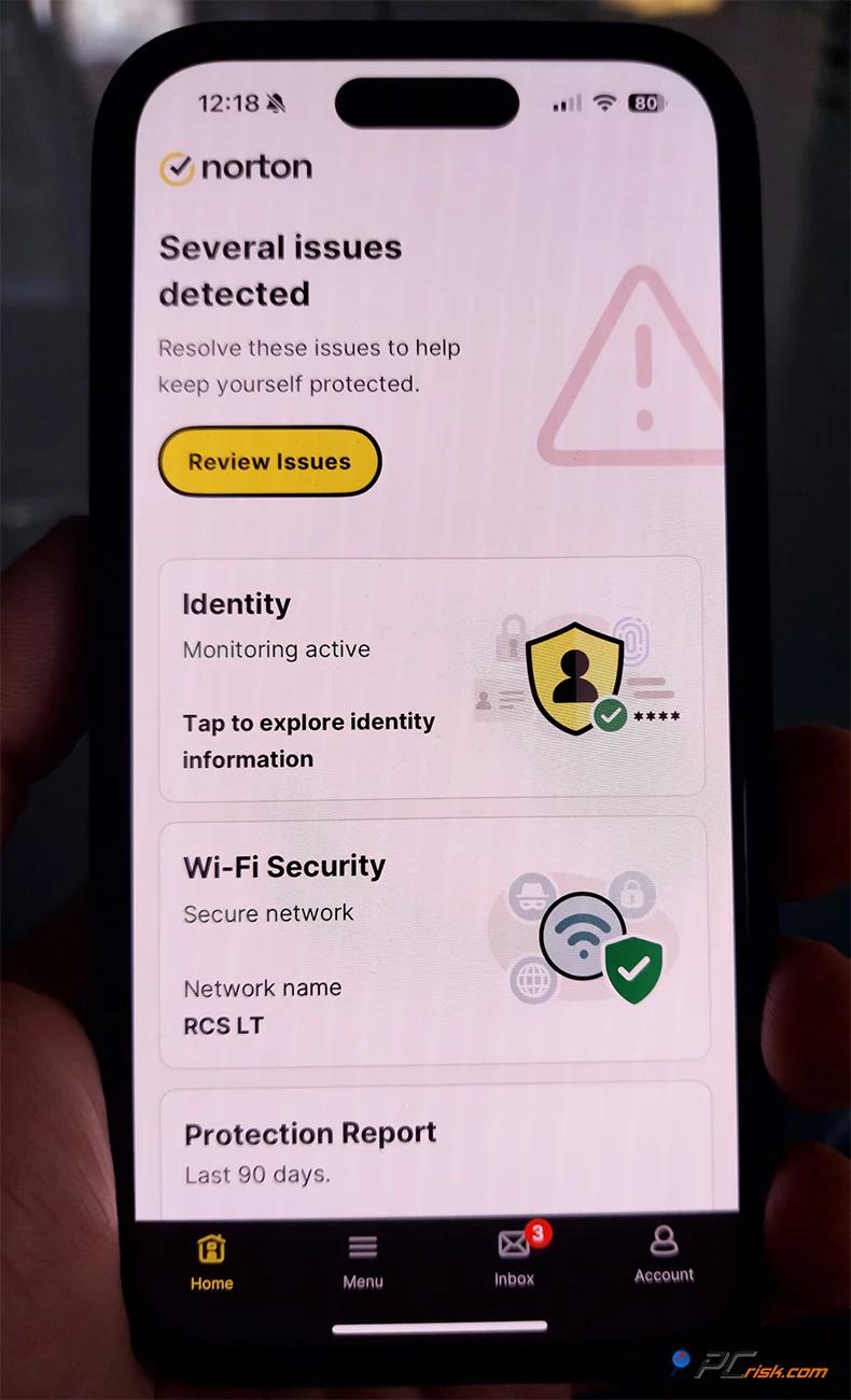 Norton Antivirus für iPhone