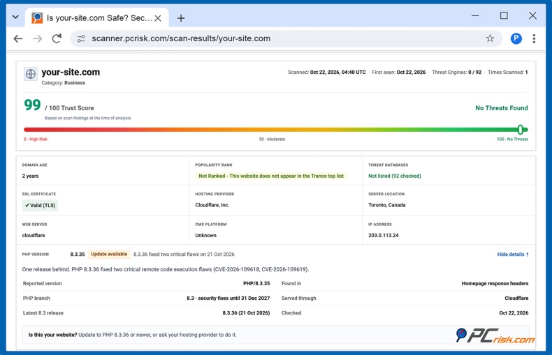 PHP-Sicherheitsupdate