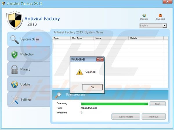 Antiviral Factory 2013 Registrierung Schritt 4