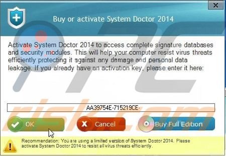 System Doctor 2014 Aktivierung