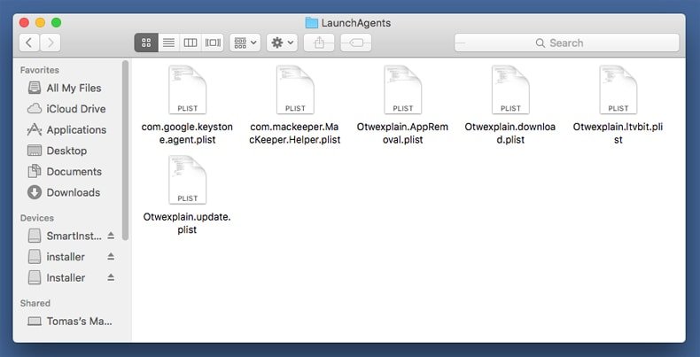 removing adware from ~launch agents folder step 2