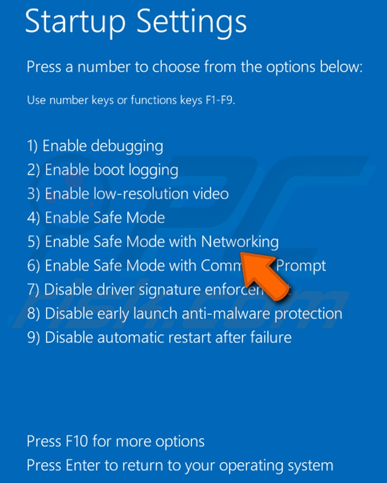 Windows 8 im Abgesicherten Modus mit Netzwerktreibern ausführen
