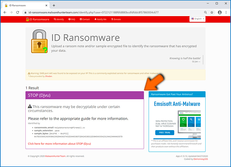 Ransomware-artige Infektione erkennen (Schritt 4)