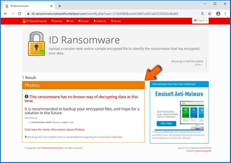 Ransomware-artige Infektione erkennen (Schritt 5)