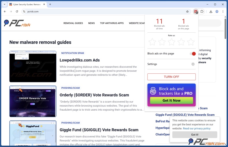 Adlock Browsing Erweiterung