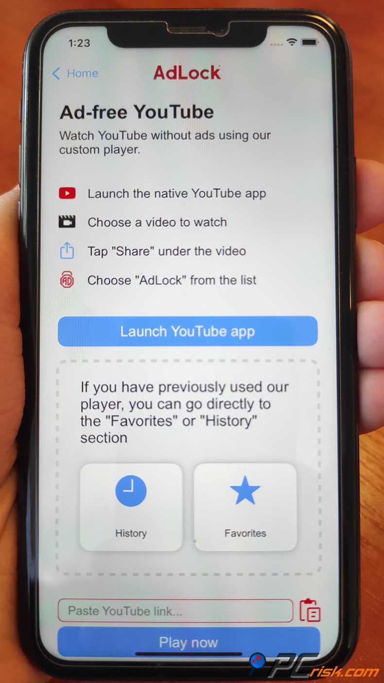 AdLock für iOS werbefreies YouTube