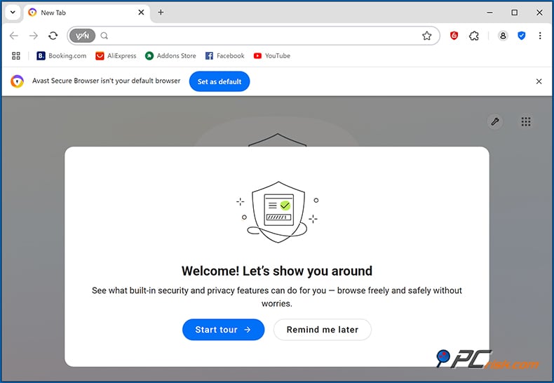 avast sicherer Browser