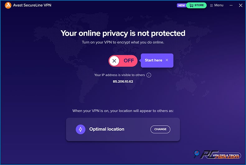 avast Sichere Leitung vpn